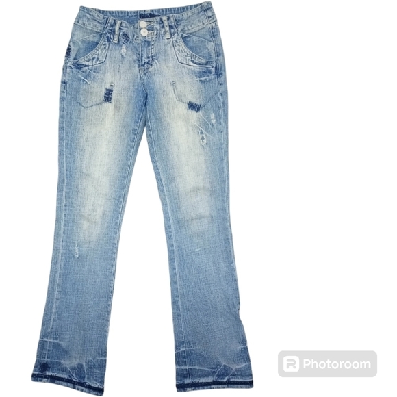 Vintage Y2K 2000s PEPE London Denim Jeans Size 26 - Picture 1 of 16